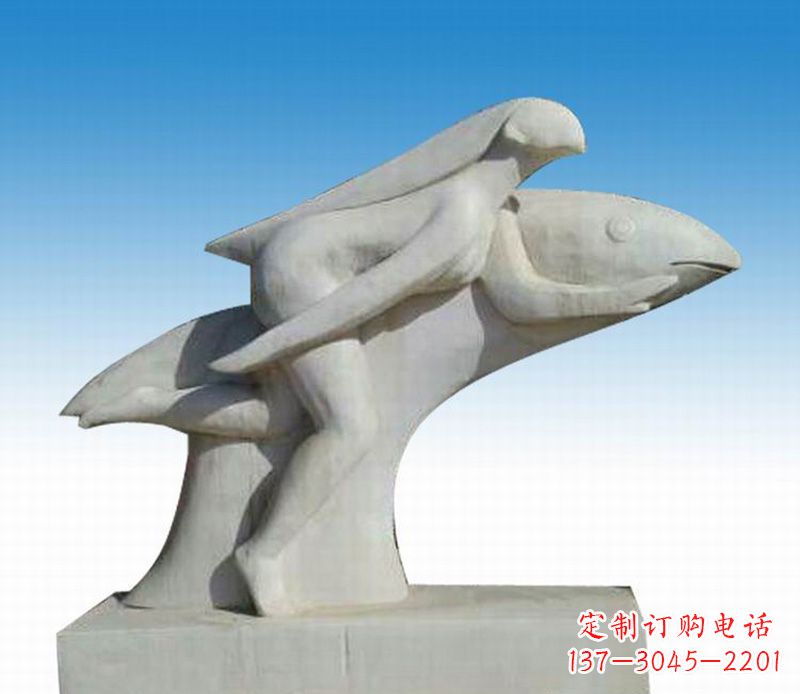 河南中领雕塑海豚雕塑,让你的公园变得出众!