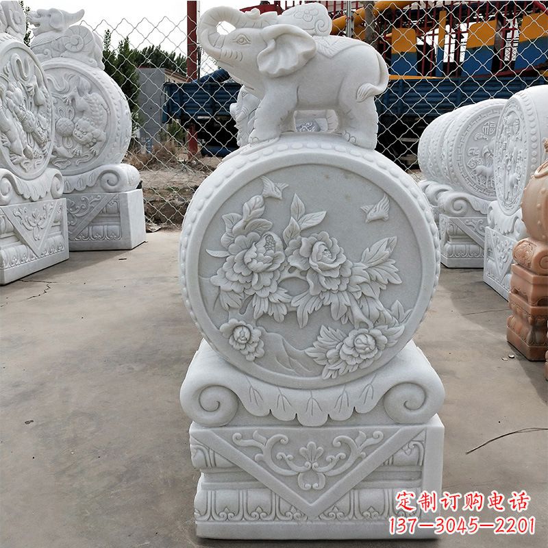 河南精美门墩雕塑,增添独特气质