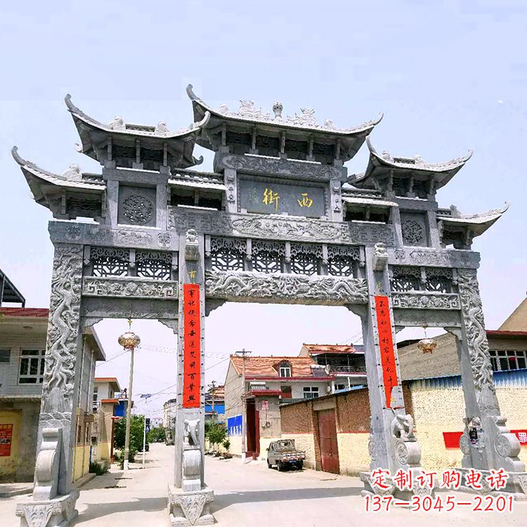 河南[经典领航，高品质石雕牌坊雕塑]