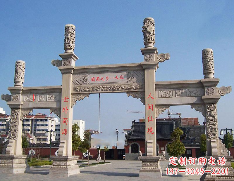 河南石雕牌坊,带您领略传统雕塑魅力