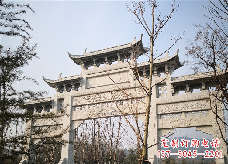河南定制高品质牌坊雕塑