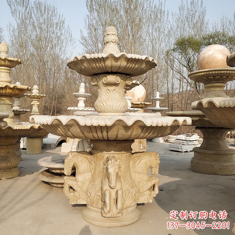 河南欧式喷泉雕塑,尽显高雅华贵