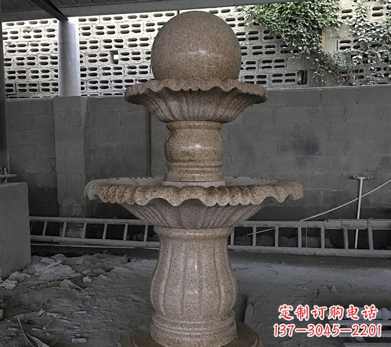 河南欣赏精美的石雕喷泉雕塑