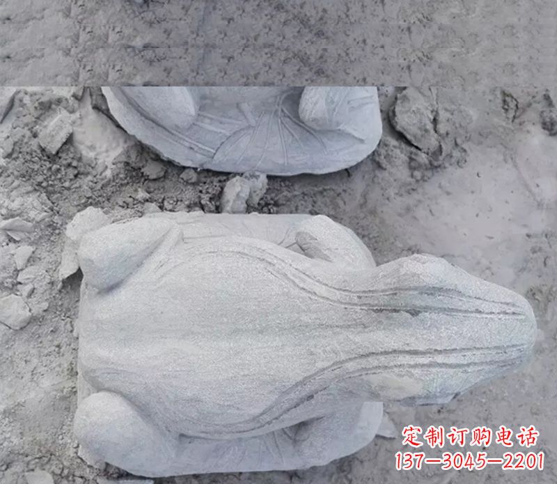 河南石雕青蛙雕塑
