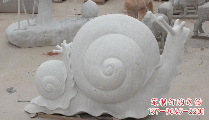 河南石雕蜗牛