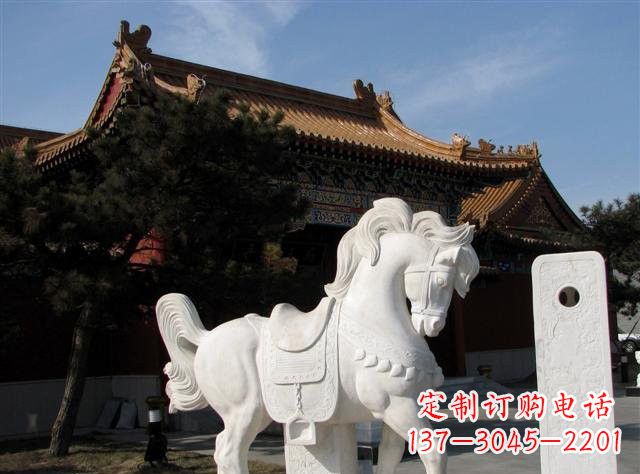 河南石雕小马