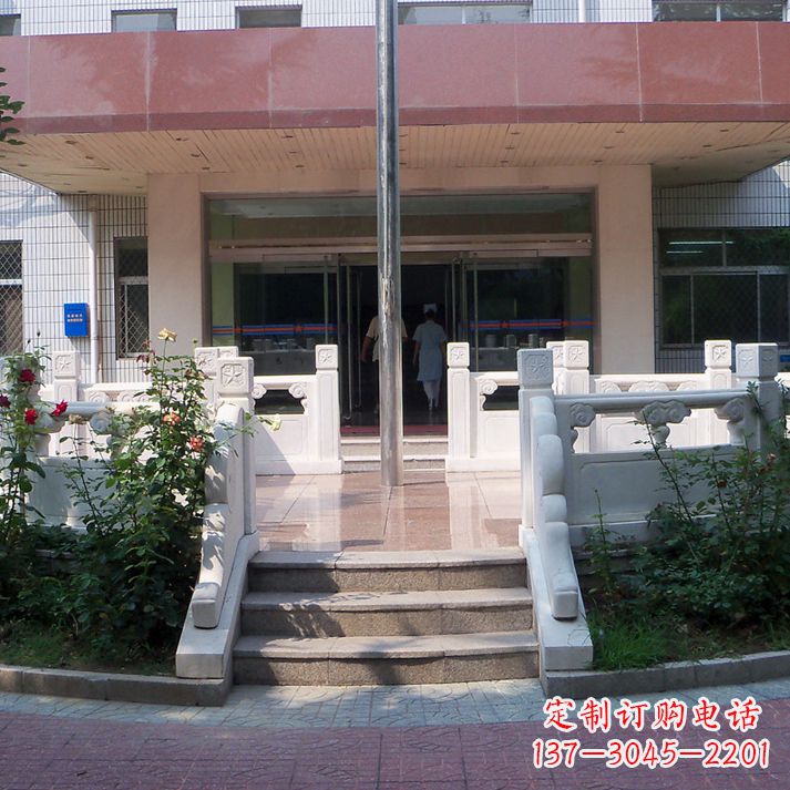 河南石雕校园国旗台