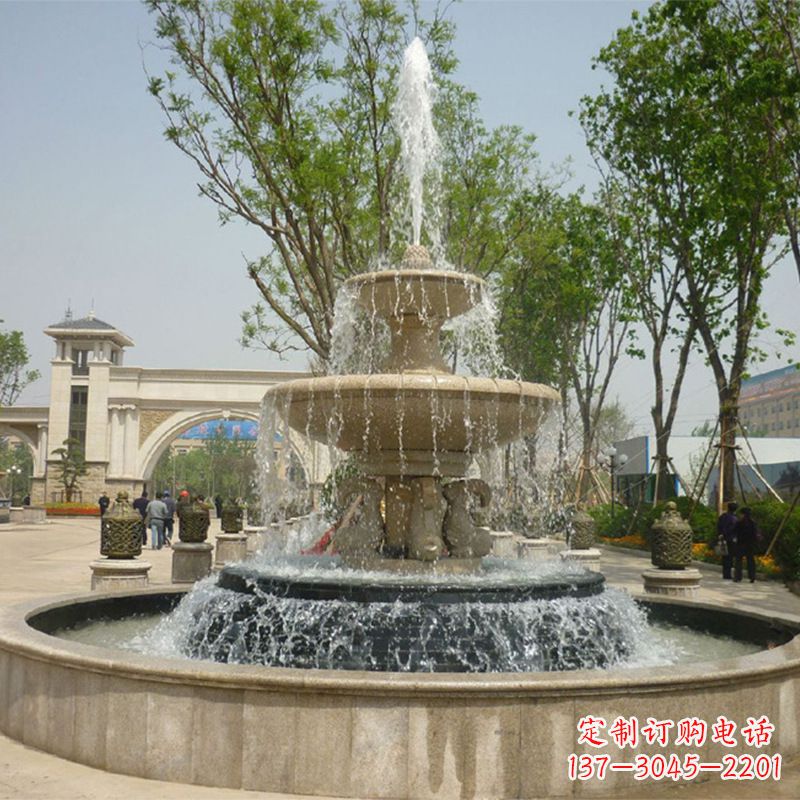 河南石雕音乐喷泉