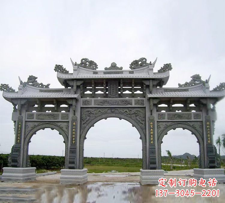 河南石牌坊 楼