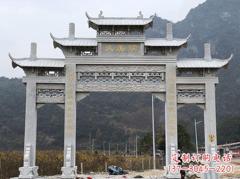 河南石牌坊 石雕