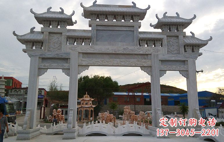 河南石牌坊雕刻