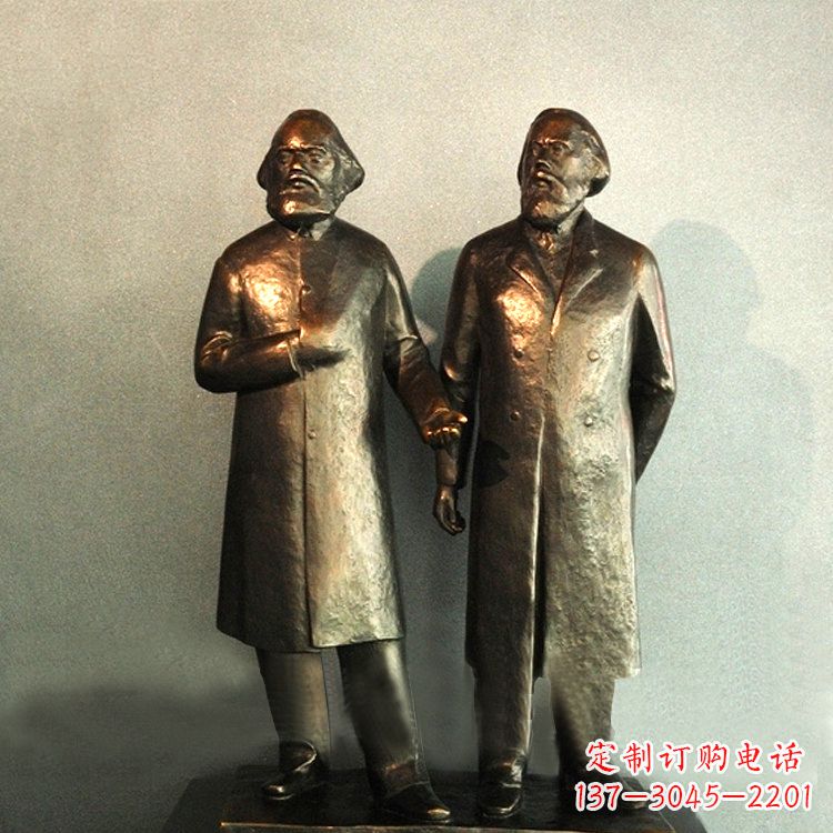 河南世纪伟人马克思和恩格斯雕塑
