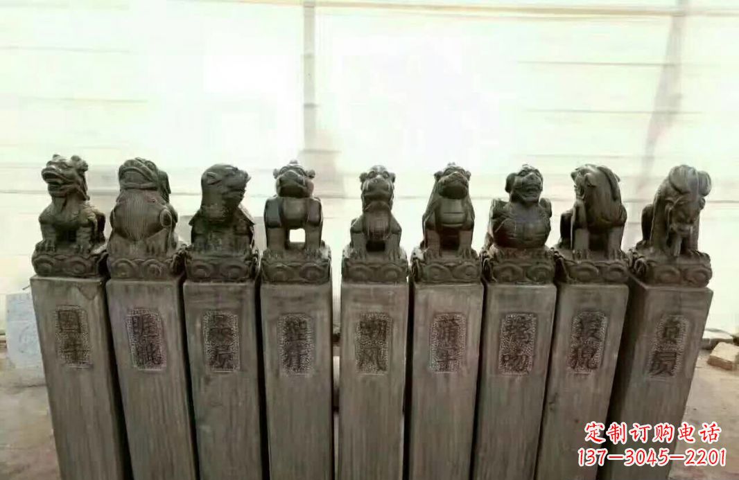 河南栓马桩石雕