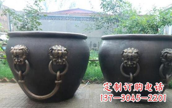 河南水缸寺庙景观铜雕