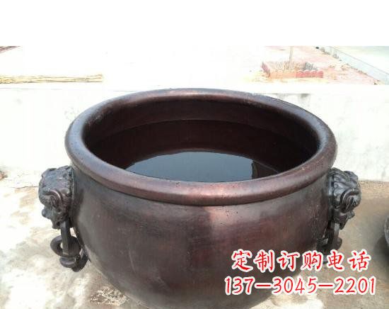 河南水缸寺庙铜雕