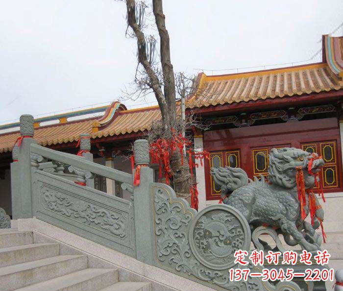 河南寺庙景观仿古石栏板