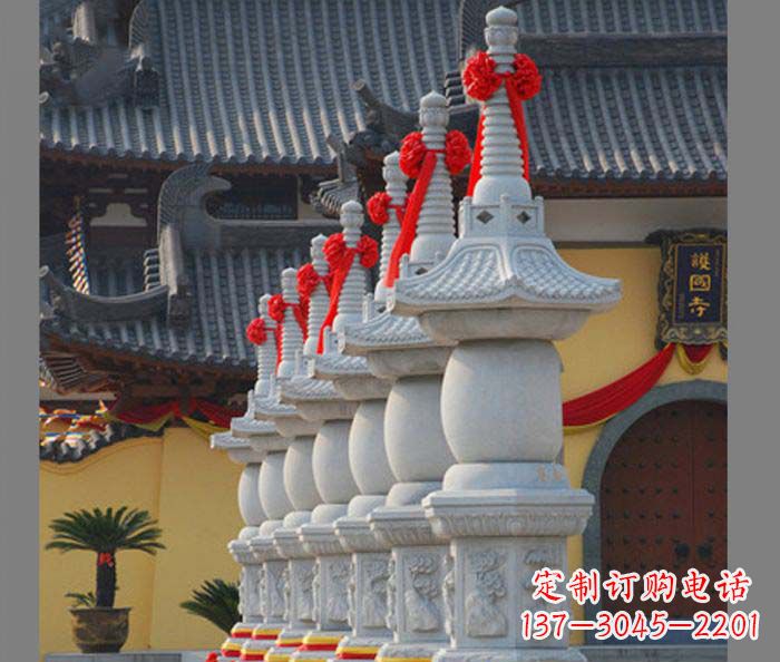河南寺庙景观舍利塔石雕