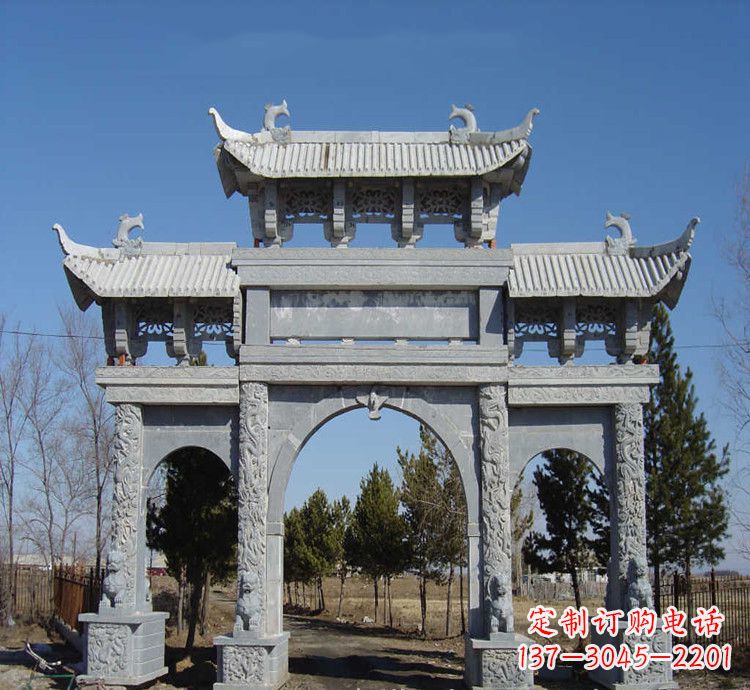 河南寺庙石牌坊