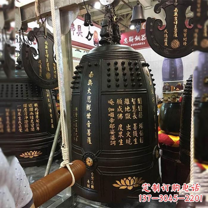 河南寺院挂钟铜雕塑