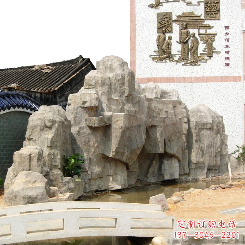 河南塑石假山雕塑