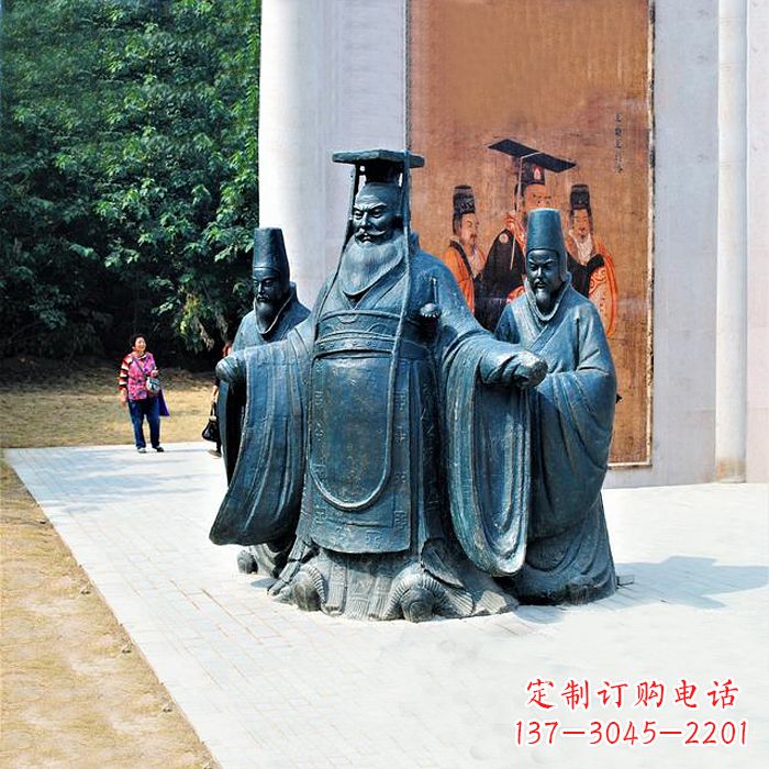 河南隋文帝杨坚景观雕塑
