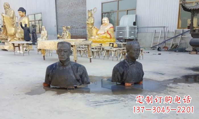 河南陶行知半身像铜雕