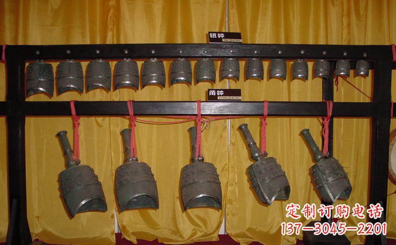 河南铜编钟古代乐器雕塑