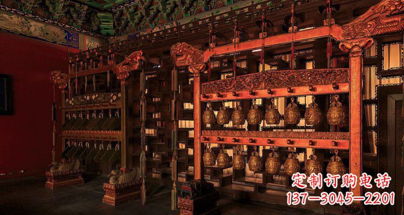河南铜编钟古代乐器铜雕