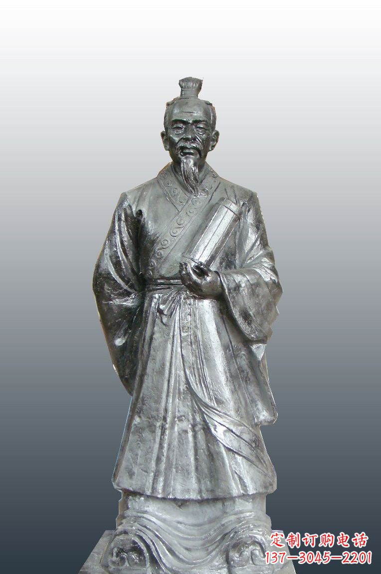 河南铜雕扁鹊古代名医雕塑