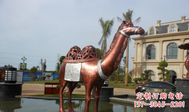 河南铜雕抽象骆驼