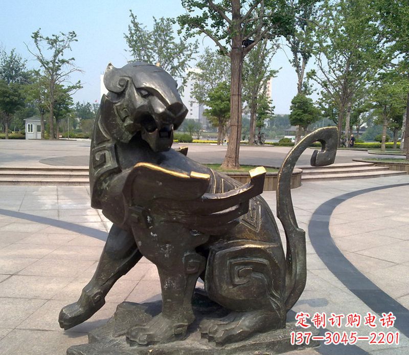 河南铜雕抽象十二生肖