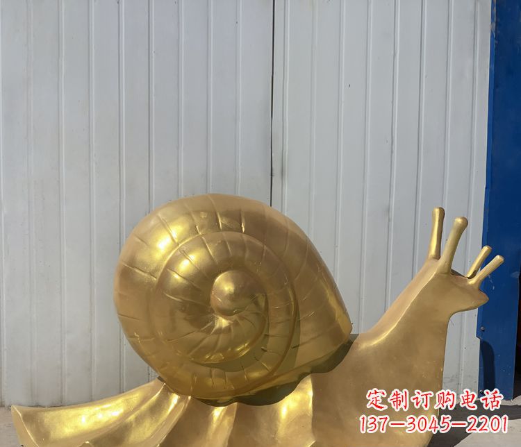 河南铜雕创意蜗牛雕塑