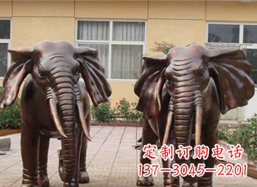 河南铜雕大象222