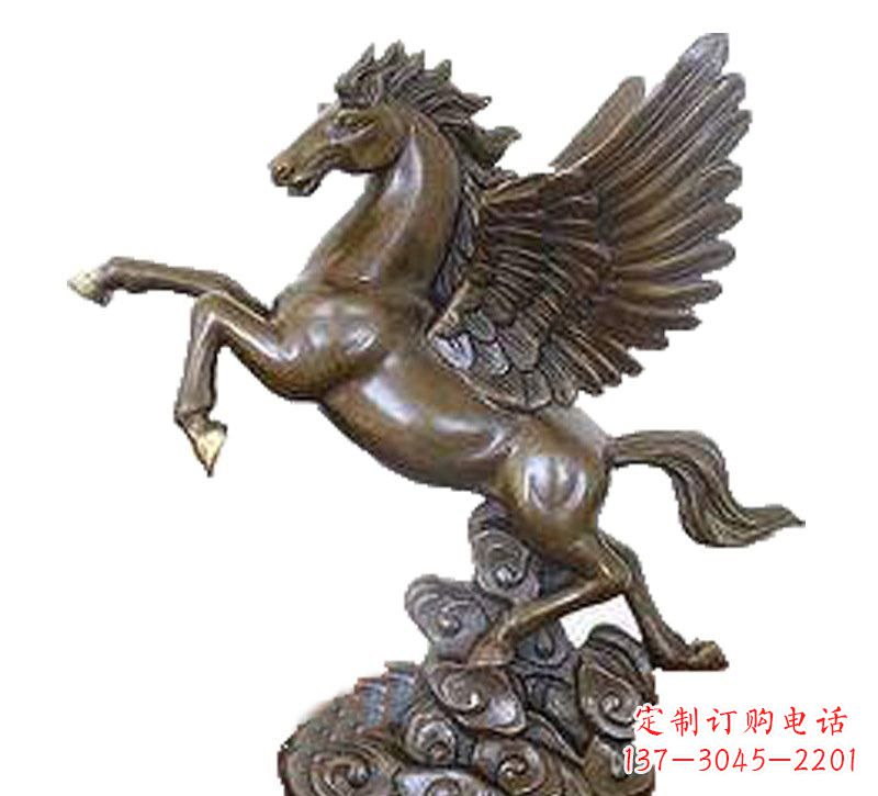 河南铜雕飞黄腾达飞马