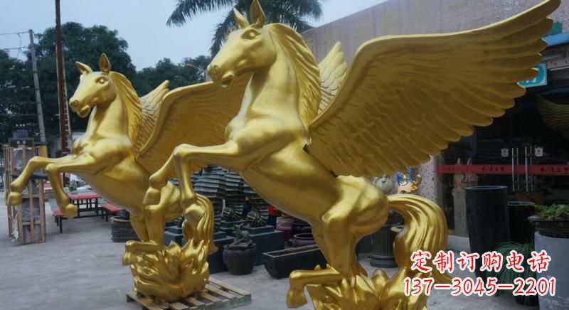 河南铜雕飞马