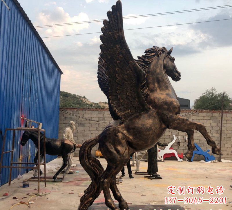 河南铜雕飞马雕塑