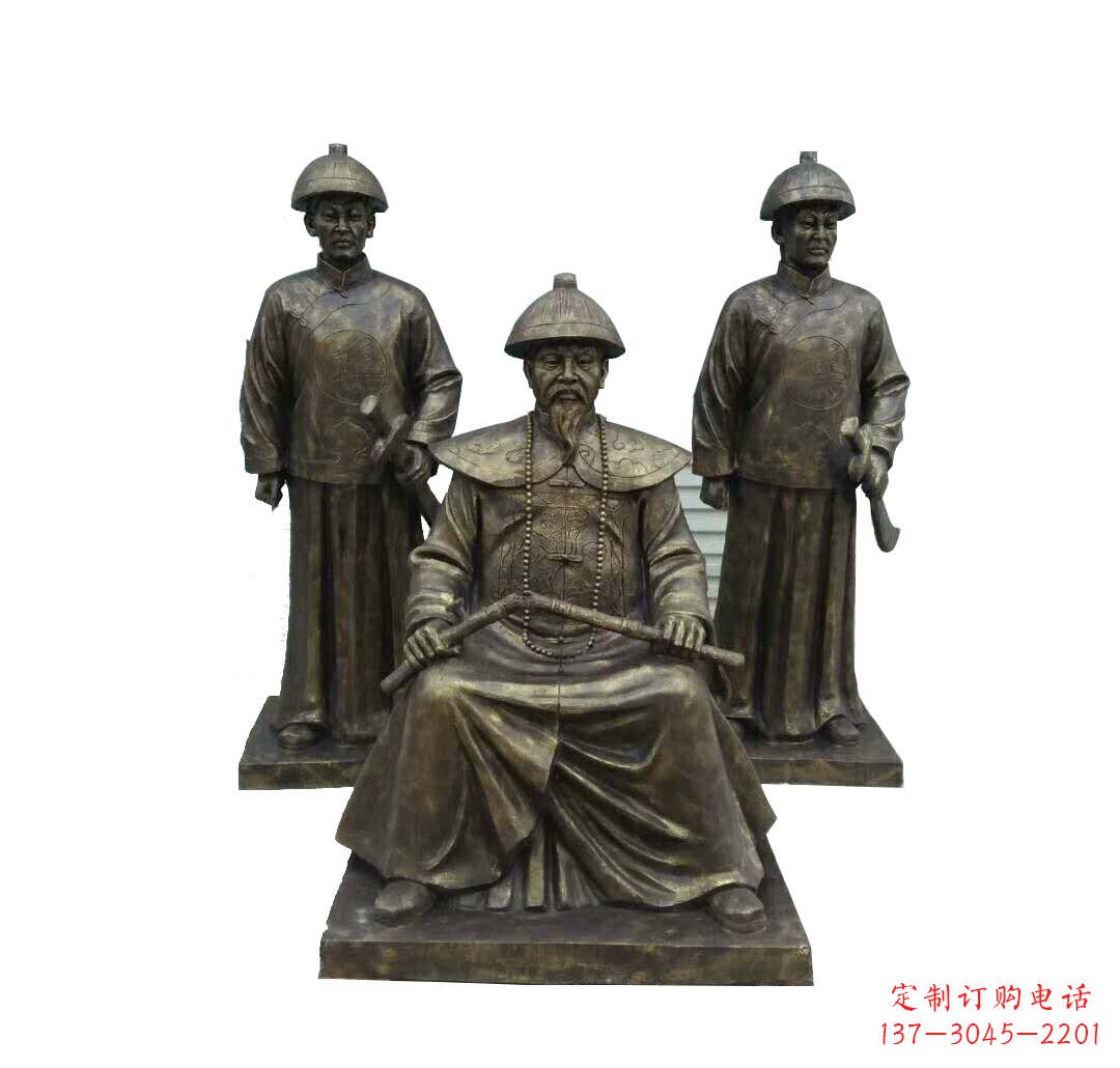 河南铜雕古代名人林则徐