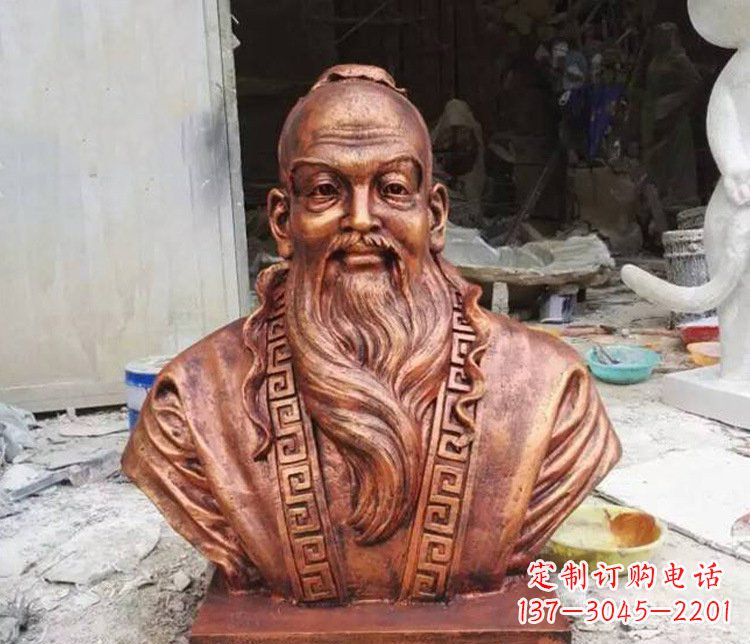 河南铜雕古代孙思邈人物雕塑