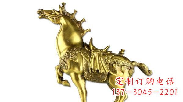 河南铜雕马公园动物雕塑