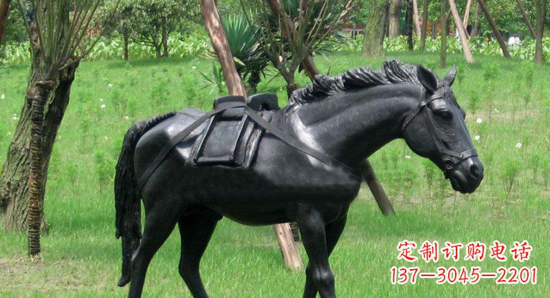 河南铜雕马公园动物雕塑 (2)