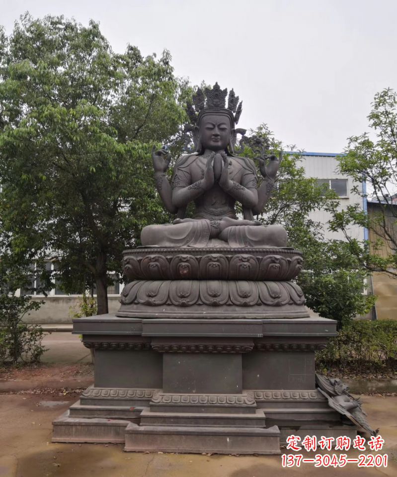 河南铜雕密宗佛寺庙佛像雕塑
