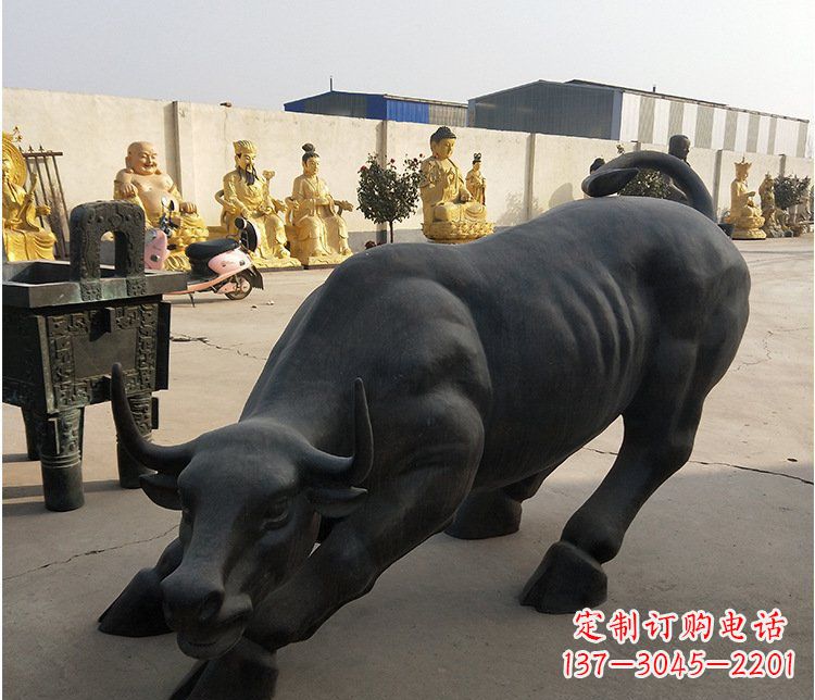 河南铜雕牛广场动物景观摆件 (6)