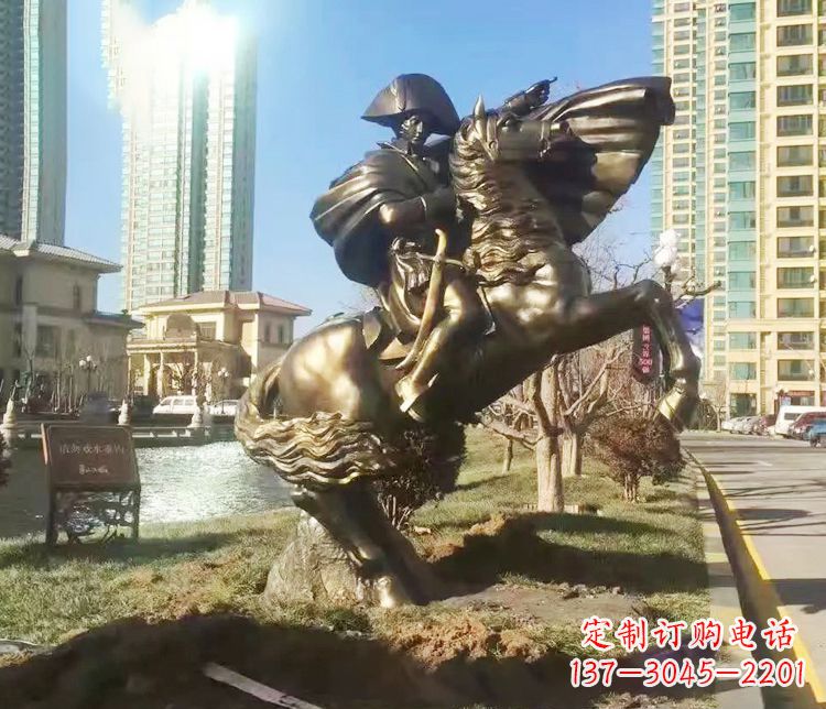 河南铜雕西方骑马雕塑人物