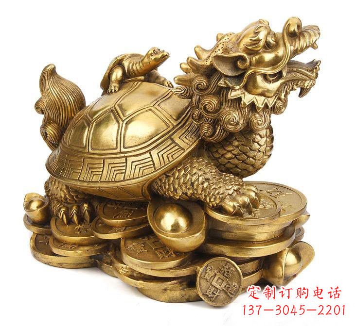 河南铜雕招财龙龟