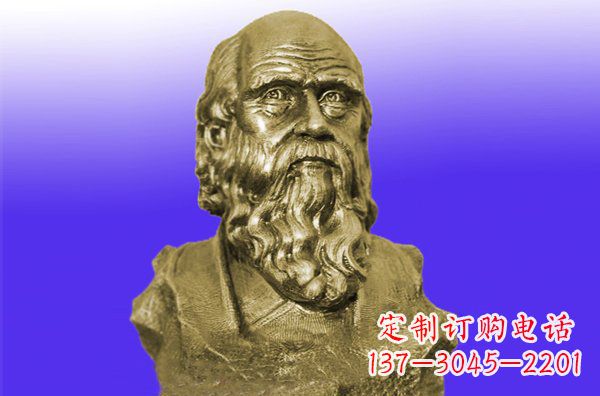 河南托尔斯泰头像铜雕