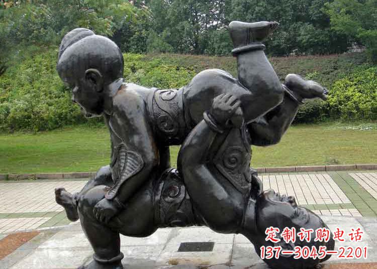 河南顽皮的小孩