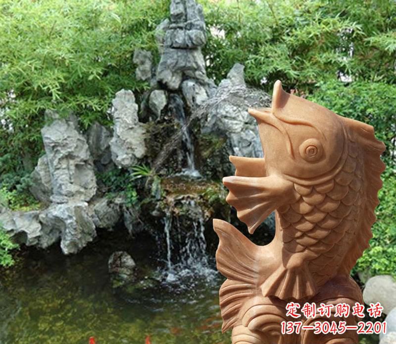 河南晚霞红鲤鱼喷泉