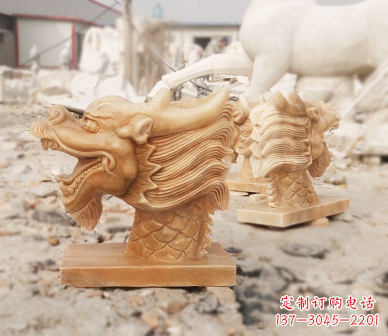 河南晚霞红喷水龙头雕塑
