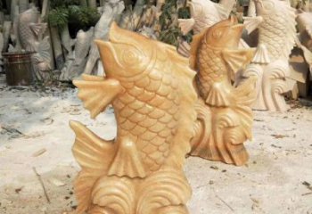 河南中领雕塑精美鲤鱼雕塑