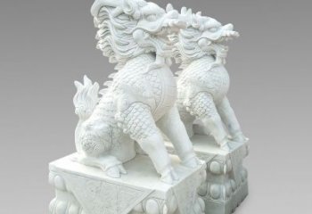 河南释迦牟尼麒麟石雕，吸煞驱邪